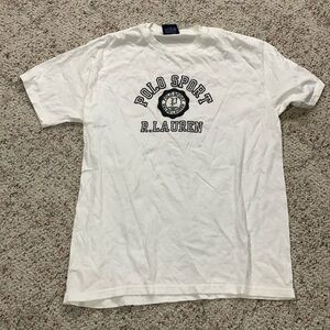 men’s medium white t-shirt. Brand is Ralph Lauren.